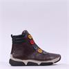 Rieker Button Detail Ankle Boot Side Zip - Wine